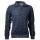 Mode Monte Carlo Herren Sweatshirt mit Troyer Zip und Kontrast-Applikationen, Marine