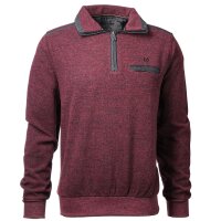 Mode Monte Carlo Herren Sweatshirt mit Troyer Zip und...
