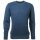Mode Monte Carlo Herren Pullover Rundhals, Jeansblau