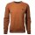 Mode Monte Carlo Herren Sweatshirt Rundhals, Camel braun