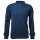 Mode Monte Carlo Herren Sweatshirt Polo Knopf mit Jeanskragen, Stahlblau