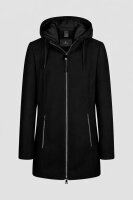 Barbara Lebek Damen Wollstoff Jacke Mantel mit Kapuze,...