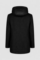 Barbara Lebek Damen Wollstoff Jacke Mantel mit Kapuze,...