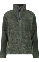 CMP Damen Fleece Plüsch Jacke, Jungle green tea