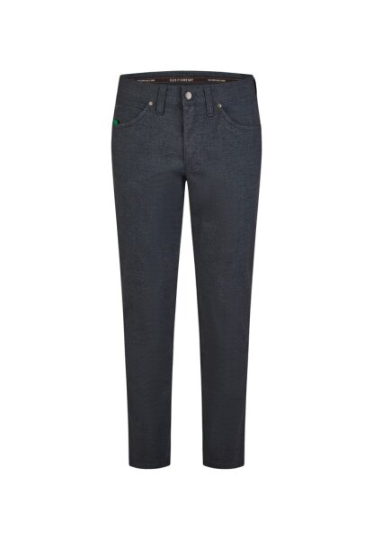 Club of Comfort Herren Chino Hose mit Komfortbund "Garvey" Wool Look, blau