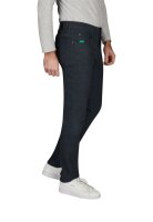 Club of Comfort Herren Chino Hose mit Komfortbund "Garvey" Wool Look, blau