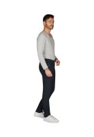 Club of Comfort Herren Chino Hose mit Komfortbund "Garvey" Wool Look, blau