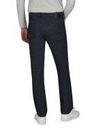 Club of Comfort Herren Chino Hose mit Komfortbund "Garvey" Wool Look, blau