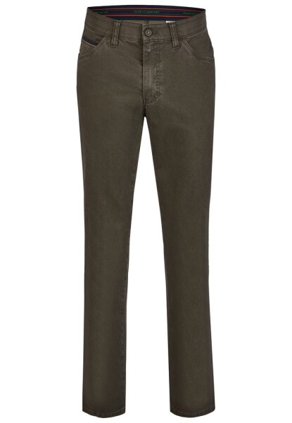 Club of Comfort Herren Hose mit Komfortbund "Marvin" Swing-Pocket, grün