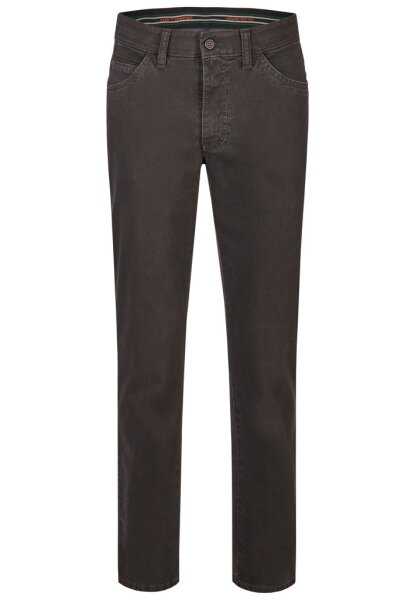 Club of Comfort Herren Hose mit Komfortbund "Marvin" Swing-Pocket, braun