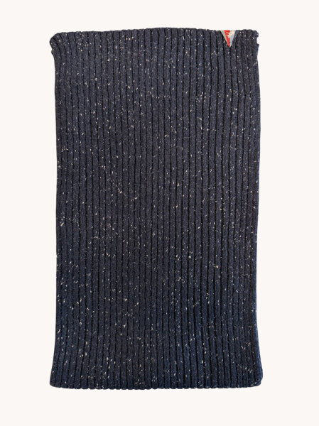 A Fish Named Fred Schal knitted, navy blau
