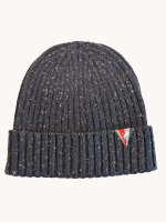 A Fish Named Fred Beanie knitted, navy blau