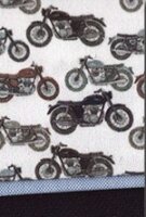 SURFCAR Herren Langarm Hemd "LISBO" mit Motorrad-Print, weiß