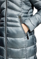 Gil Bret Damen Winter Steppmantel mit Kapuze, dunkelgrün