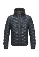 MILESTONE Herren Lederjacke MSAlonso mit Kapuze und Stepp...