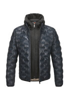 MILESTONE Herren Lederjacke MSAlonso mit Kapuze und Stepp...