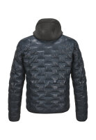 MILESTONE Herren Lederjacke MSAlonso mit Kapuze und Stepp Marine