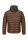 MILESTONE Herren Lederjacke MSHarvey mit Kapuze in Mittelbraun