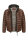 MILESTONE Herren Lederjacke MSHarvey mit Kapuze in Mittelbraun