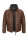 MILESTONE Herren Lederjacke MSHarvey mit Kapuze in Mittelbraun