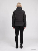COVERED Damen Winter Jacke RIA mit Stehkragen, schwarz