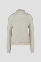 Barbara Lebek Damen Sweatshirt mit Stehkragen Teddy,...