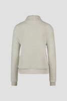 Barbara Lebek Damen Sweatshirt mit Stehkragen Teddy,...