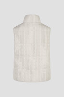 Barbara Lebek Damen Weste zum wenden, panna cotta beige