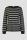 Barbara Lebek Damen Langarmshirt mit Streifen, schwarz silbergrau
