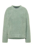 ELBSAND Damen langarm Fleece Pullover Noore, Silt Green