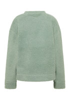 ELBSAND Damen langarm Fleece Pullover Noore, Silt Green