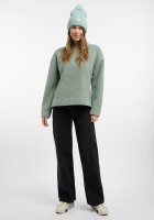 ELBSAND Damen langarm Fleece Pullover Noore, Silt Green