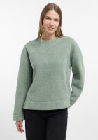 ELBSAND Damen langarm Fleece Pullover Noore, Silt Green