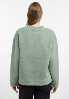 ELBSAND Damen langarm Fleece Pullover Noore, Silt Green
