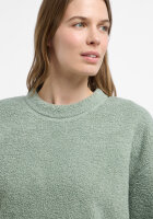 ELBSAND Damen langarm Fleece Pullover Noore, Silt Green