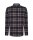 TIMEZONE Herren Langarm Corduroy Karo Hemd, red dahlia check