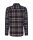 TIMEZONE Herren Langarm Corduroy Karo Hemd, red dahlia check