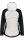 CMP Damen Hybridjacke mit Kapuze, weiß schwarz