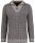 RAGMAN Herren Strickpullover Troyer-Kragen, Taupe-Blau
