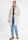 COVERED Damen Mantel WILMA 3 mit weitenregulierbarer Kapuze, Stone melange beige