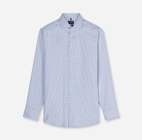 OLYMP Luxor modern fit. Langarm Hemd, exquisites Gewebe blau