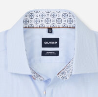 OLYMP Luxor modern fit. Langarm Hemd, hellblau