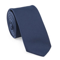 Krawatte Microfaser Classic 5 cm breit dunkel blau