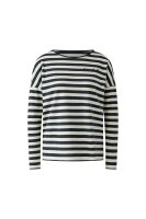 Miss Lagotte Damen Langarm Shirt gestreift, schwarz...