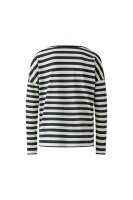 Miss Lagotte Damen Langarm Shirt gestreift, schwarz...