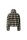 Miss Lagotte Damen Oversized Blazer Jacke mit Trichterkragen, beige schwarz kariert