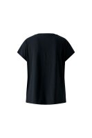 Miss Lagotte Damen kurzarm Shirt mit Druck, schwarz