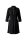 Miss Lagotte Damen Kleid mit Polokragen und goldenen Knöpfen, schwarz