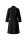 Miss Lagotte Damen Kleid mit Polokragen und goldenen Knöpfen, schwarz