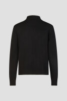 Barbara Lebek Damen Pullover Stehkragen, schwarz